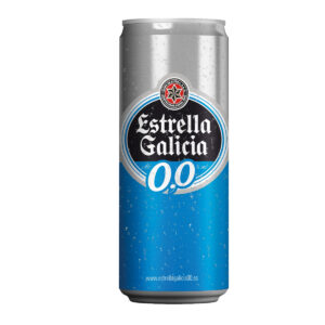 Lata cerveza sin alcohol Estrella Galicia