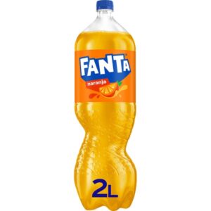 Botella de 2L Fanta de naranja