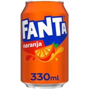 Lata Fanta de naranja 330 ml